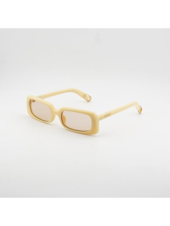 Jacquemus AZZURO JAC/47 C3 Sunglasses Pear Rectangle Frame, Peach Lenses main image 6